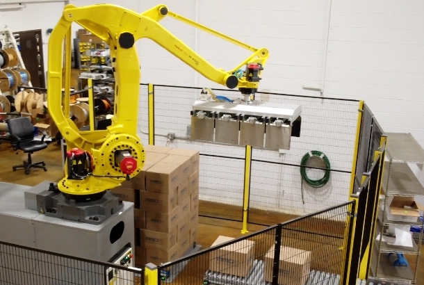 Quick Ship Robotic Palletizer cell.