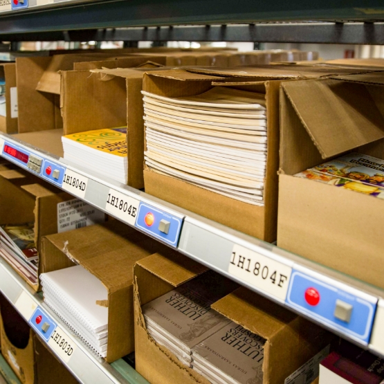 Concordia Pick-to-Light Shelving