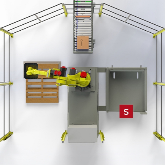Robotic Palletizer Sheet Dispenser